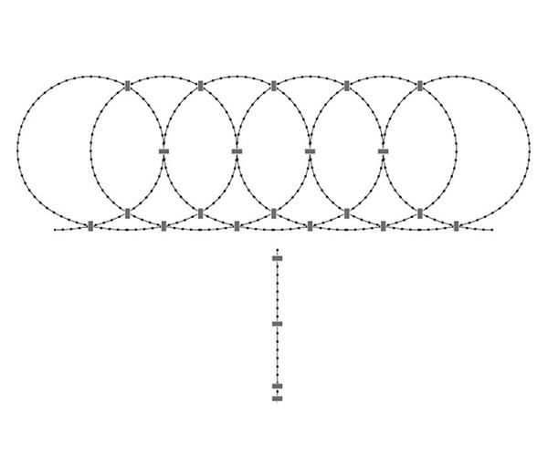Плоский барьер безопасности