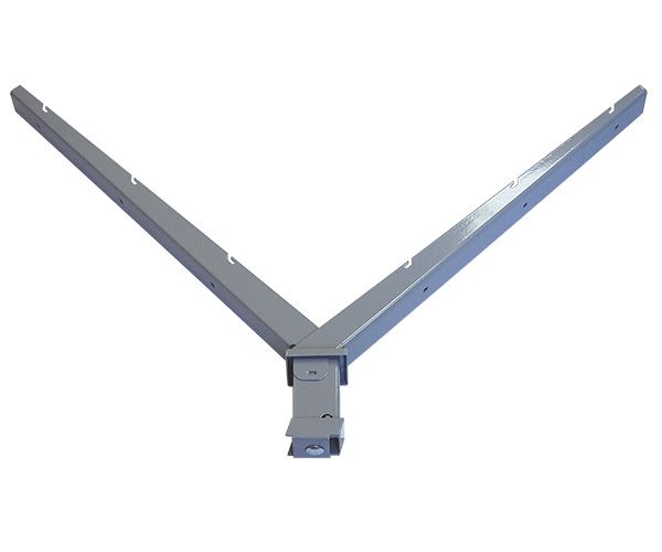 Наконечник V на столб 62х55 RAL7040