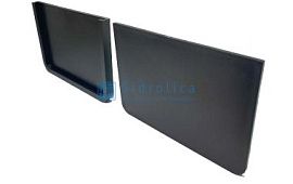 Торцевая заглушка для лотка водоотводного Gidrolica Light 806/л - пластиковая