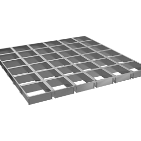 С квадратными ячейками  